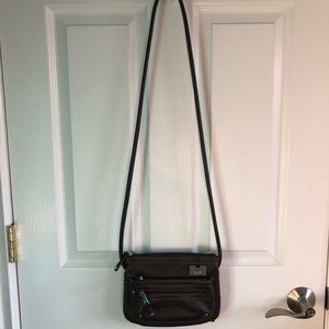 Tignanello Cross Body Brown Leather Bag